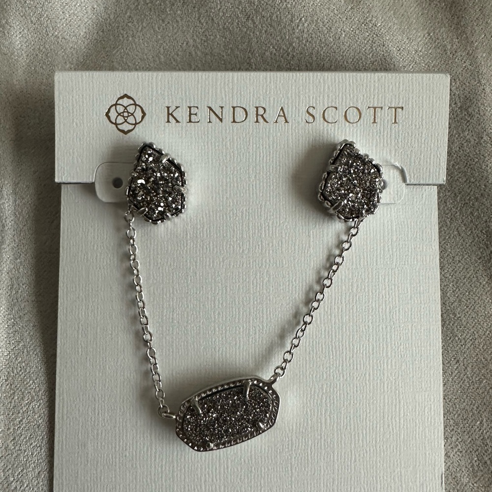Kendra Scott Silver Jewelry Set
